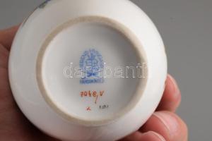 Herendi Viktória mintás váza. Jelzett, ragasztott, m: 15 cm