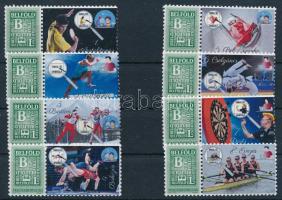 2025 Tanulj és sportolj 1-8. megszemélyesített bélyegek