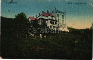 Pilisszántó, Báró Orosdy kastély. Fogyasztási szövetkezet kiadása (ragasztónyom / glue marks)