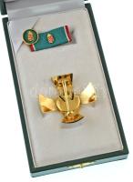 1991. "Magyar Köztársasági Érdemrend tisztikeresztje, polgári tagozat" zománcozott, aranyo...