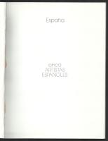 Cinco artistas espanoles [Öt spanyol művész.] Berdonces, Javier Chapa, Vargas, Guillermo Perez Villa...