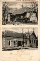 1908 Piliscsaba, Dóra vendéglő és az udvara. Gedeon Katalin kiadása (EK)