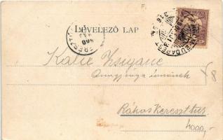 1900 Piliscsaba, Ő cs. és k. felsége Ferenc József mellszobra az északi és déli táborban. K. Gy. 101...