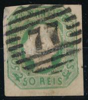 1862 Mi 15 (Mi EUR 110,-) (bal felső saroknál papírelvékonyodás / thin paper)