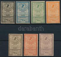 Románia 1903 Mi 154-160 (Mi EUR 450,-)