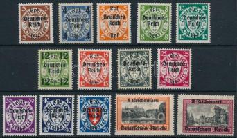 Deutsches Reich 1939 Mi 716-729 (Mi EUR 220,-)