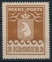 Dánia Grönland 1915 Csomagbélyeg Mi 12 (Mi EUR 200,-)