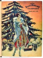 1929-1930 Pesti Hírlap Vasárnapja kolligátum: 1929. dec. 25. és 1930. jún. 29. közötti számok egybekötve, benne számos érdekes írással (pl.: A legszebb magyar képek. - Munkácsy Mihály: Golgota.; gróf Széchenyi Zsigmond: Vadászataim Kelet-Afrikában.; stb.), képekkel. Egészvászon-kötésben, kissé kopottas borítóval.