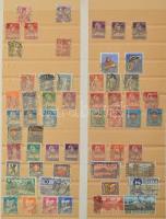 Kevés svájci bélyegek 8 lapos A4-es berakóban