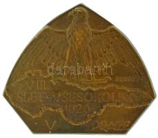 Csehszlovákia 1926. "VIII. Sokol Fesztivál Prágában" bronz jelvény. Szign.: "Sejnost" (27x31,5mm) T:AU Czechoslovakia 1926. "VIII. Slet. Vsesokolsky 1926 v. Praze" (8th Sokol Gathering in Prague) bronze badge. Sign.: "Josef Sejnost" (27x31,5mm) C:AU