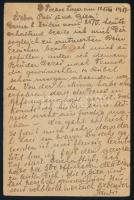 1917 Orosz hadifogoly levelezőlap Tockoje - Budapest