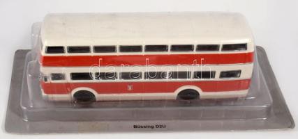 4 db autóbusz makett: Ikarus 311, Ikarus 620, Büssing D2U, Volvo B616. Eredeti tokjukban, h: 11,5 - ...