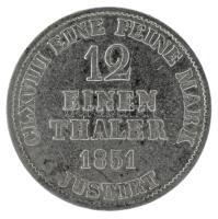 Német államok / Hannoveri Királyság 1851B 1/12 Tallér Ag "Ernő Ágost" (2,61g) T:XF,VF
Ger...