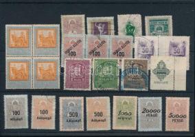 1914-1934 24 db illetékbélyeg