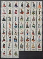 Európai országok bélyegei, főleg spanyol, görög, belga, oszták bélyegek 15 lapos, A/4-es berakóban