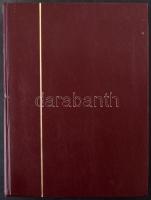 30 lapos, A/4-es berakó jó állapotban, barna borítóval