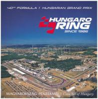 2025. 5Ft-200Ft (6xklf) "Hungaroring" forgalmi sor + "40 - FORMULA 1 HUNGARIAN GRAND PRIX 1986 / HUNGARORING SINCE 1986" kétoldalas, ezüstözött Cu emlékérem (42,5mm) T:PP