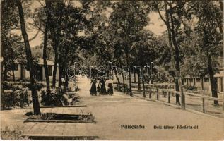 1912 Piliscsaba, Déli tábor, Fővárta út. Pohl és Herz kiadása (EB)