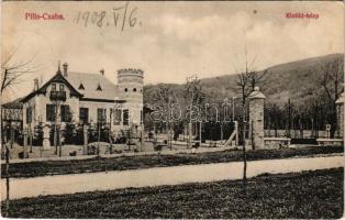 1908 Piliscsaba, Klotild-telep, villa. Rigócz József kiadása (EB)