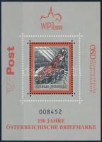 2000 WIPA blokk Mi 13 + belépőkártya (Mi EUR 35.-)