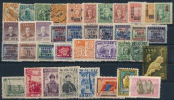 Kína, Mongólia összeállítás stecklapon