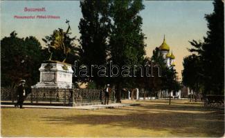 Bucharest, Bukarest, Bucuresti, Bucuresci; Monumentul Mihai-Viteazu / monument (EK)