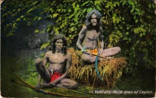1912 Ceylon, Veddahs - Wild Men of Ceylon (Sri Lanka) (EM)