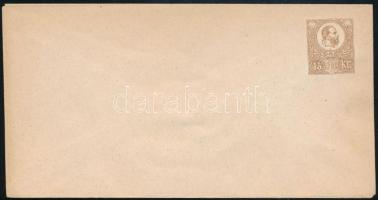 1871 Kőnyomású 15kr díjjegyes boríték szép állapotban, használatlan (40.000) / Lithographed 15kr PS-cover unused