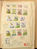 1967 Kb. 100 db javarészt címezetlen FDC