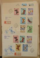 1966 Kb. 100 db javarészt címezetlen FDC