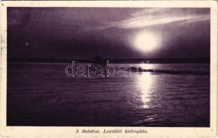 1936 Balaton (Siófok), leszálló hidroplán (EK)