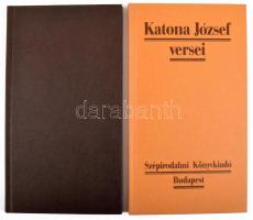 Katona József versei. A szöveget gondozta és az utószót írta: Orosz László. A jegyzetek Orosz László...