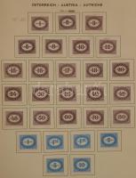 Hagyatéki anyag, benne 10 db kisebb-nagyobb berakó és album sok-sok bélyeggel (Spanyolország, Svájc,...