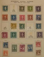 Hagyatéki anyag, benne 10 db kisebb-nagyobb berakó és album sok-sok bélyeggel (Spanyolország, Svájc,...