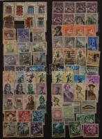 Hagyatéki anyag, benne 10 db kisebb-nagyobb berakó és album sok-sok bélyeggel (Spanyolország, Svájc,...