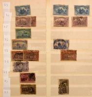 Hagyatéki anyag, benne 10 db kisebb-nagyobb berakó és album sok-sok bélyeggel (Spanyolország, Svájc,...