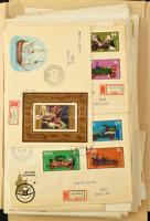 1970 Kb. 70 db javarészt címezetlen FDC