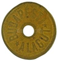 DN "Budapesti Alagut" Cu alagút lemezbárca, lyukasztással (28,5mm) T:VF