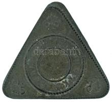 DN (~1900) "Budapesti Államhidak" Zn híd lemezbárca (30mm) T:XF,VF