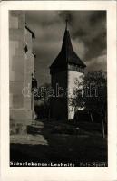 Szászlekence, Lekence, Lechnita, Lechnitz; Evangélikus erődtemplom / Lutheran castle church. Foto-Sport photo