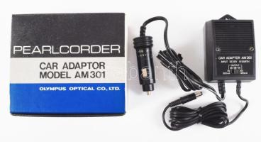 Pearlcorder Car Adaptor Model AM301 adapter, dobozában