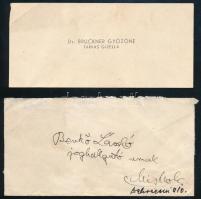 1938 Bruckner Győzőné Farkas Gizella (1883-1965), Bruckner Győző (1877-1962) jogtörténész, jogász, e...