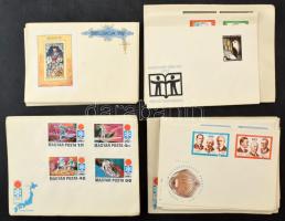 Kb 60 db javarészt címezetlen FDC az 1970-es évekből