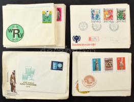 Kb 60 db javarészt címezetlen FDC az 1970-es, 1980-as évekből