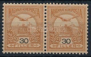 1904 Turul 30f pár luxus POSTATISZTA minőségben! Rendkívül ritkák a hibátlan összefüggések! RR!
