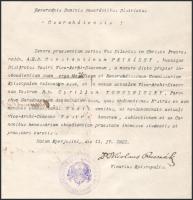 1921 Eperjes, Rusznák Miklós (1878-1954) görögkatolikus egyházmegyei kormányzó, teológiai tanár álta...