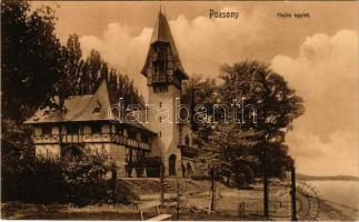 Pozsony, Pressburg, Bratislava; Hajós egylet. Hardtmuth E. kiadása / Ruderclub / rowing club (EK)