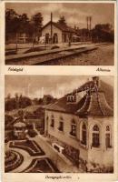 Felsőgöd (Göd), vasútállomás, Deregnyői villa (gyűrődés / crease)