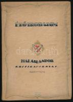Halasi Andor: Élő irodalom. Írói arcképek, vázlatok, kritikák. Halasi Andor kritikai írásai. 1905-1919. A szerző, Halasi Andor (1883-1969) kritikus, műfordító, jogász által ALÁÍRT, számozatlan példány. Számozatlan példány! [Bp.,1920.], Benkő Gyula, 137+1 p. A borító Pintér Jenő munkája. Kiadói illusztrált kartonált papírkötés, kissé foltos, kissé sérült gerinccel.