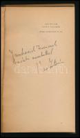 Vas István: Római pillanat. DEDIKÁLT Jankovich Ferencnek. Bp., 1943, Révai. Félvászon kötés, előzékl...